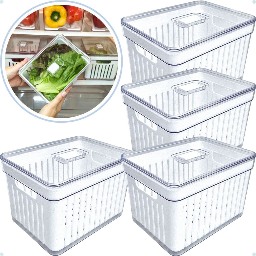 Kit Organizador de Geladeira | Mais Espaço e Organização