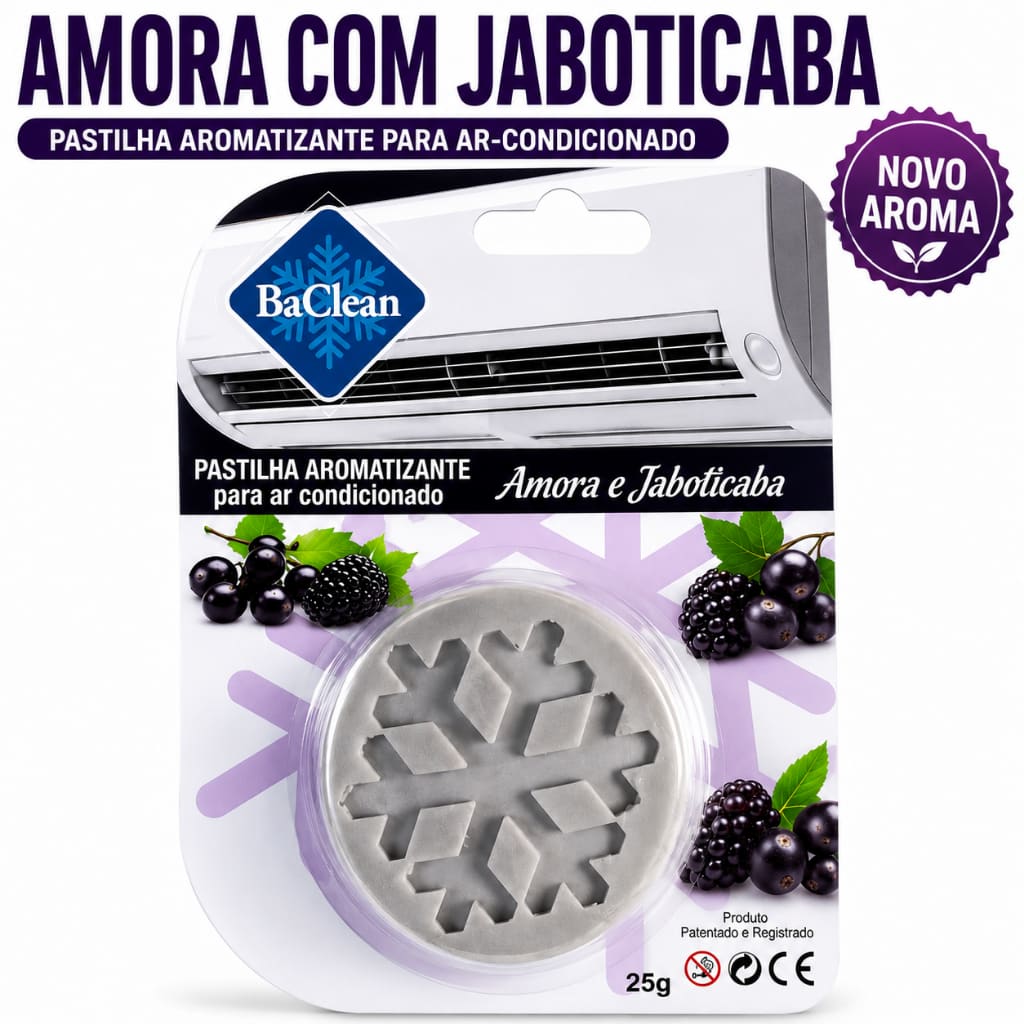 Pastilha Baclean | Elimine o Mau Cheiro do Ar-Condicionado