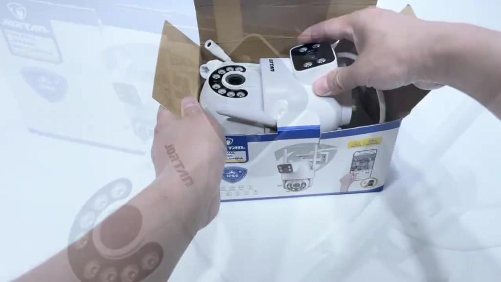 Câmera Wi-Fi 360° com Visão Noturna | Segurança em Tempo Real